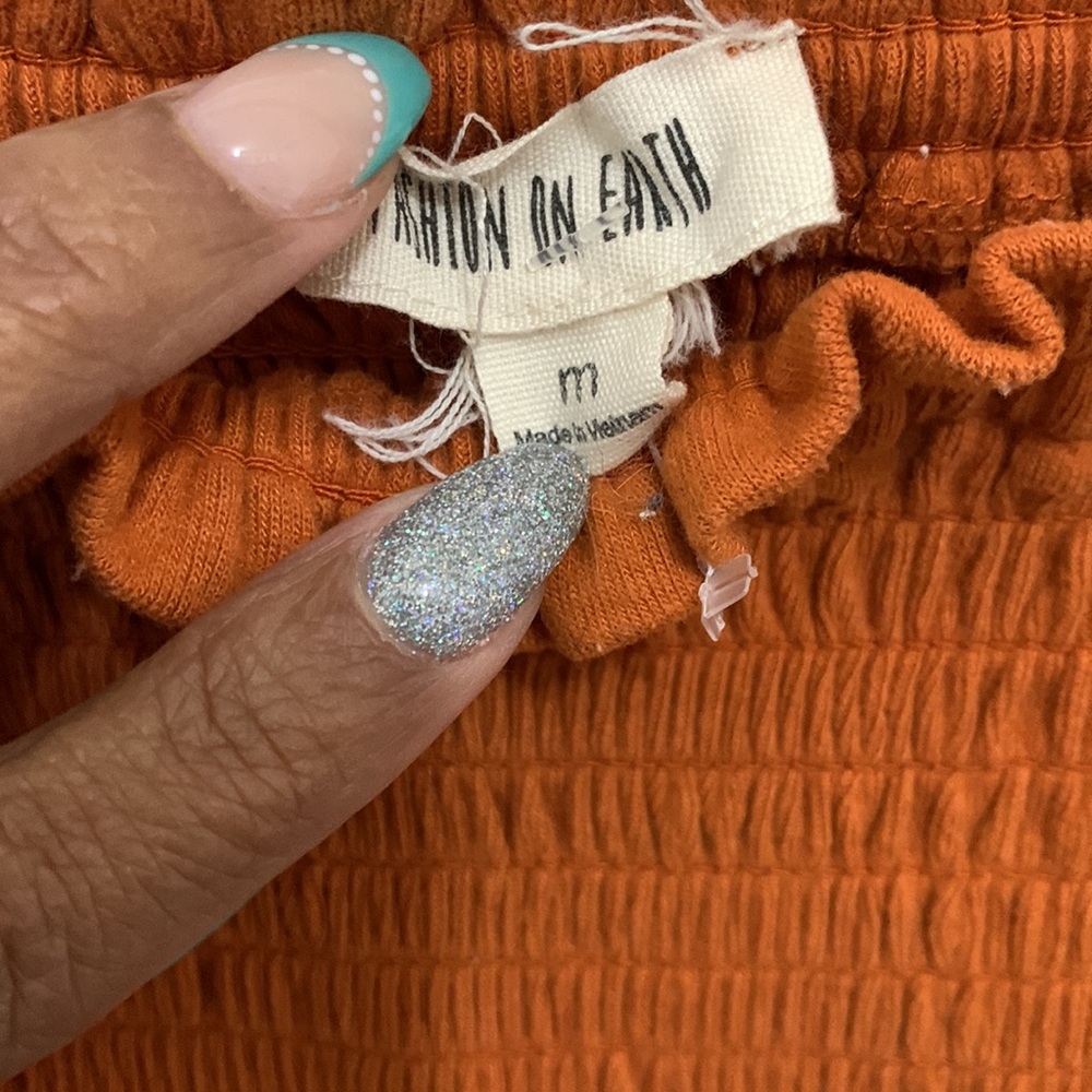 Fashion on earth off the shoulder peplum top - Picture 5 of 11
